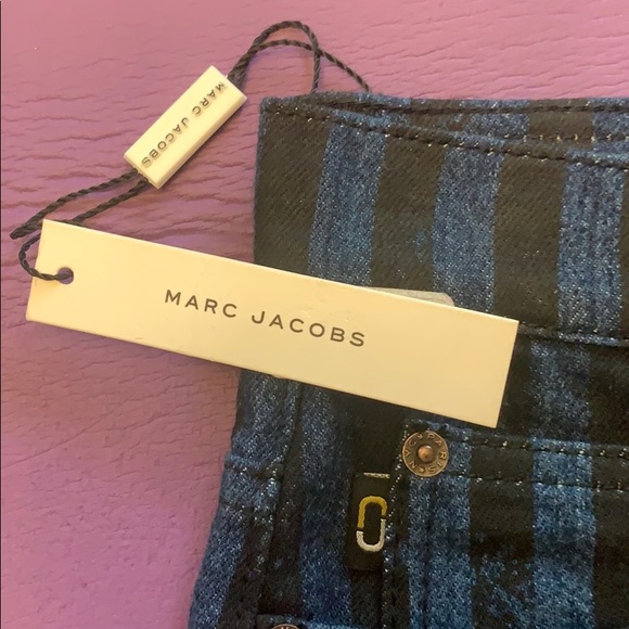 Marc Jacobs jeans blue with black stripe BNWT - Picture 2 of 5